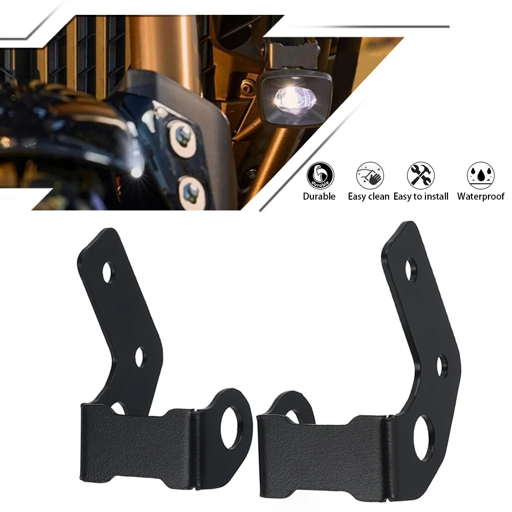 Tenere 700 World Raid Motorcycle Parts 2022 2023 2024 For Yamaha Tenere700 Auxiliary Light Mount Holder Lower Fog Lamp Bracket