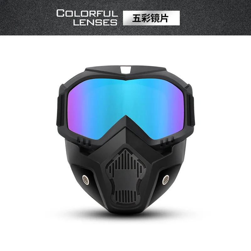 Goggles Full Face Hd Transparent Fog-proof Sand-proof Electric Welding Protective Glasses Versatile Breath-proof Windproof Mask image 3