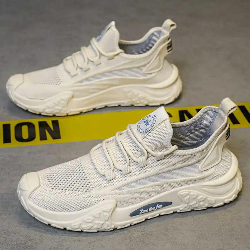 

Playform Perforated Men's Summer Breathable Shoes Basketball Boots Black Skateboarding Sneakers Sports Deadlift Snaeker Sho