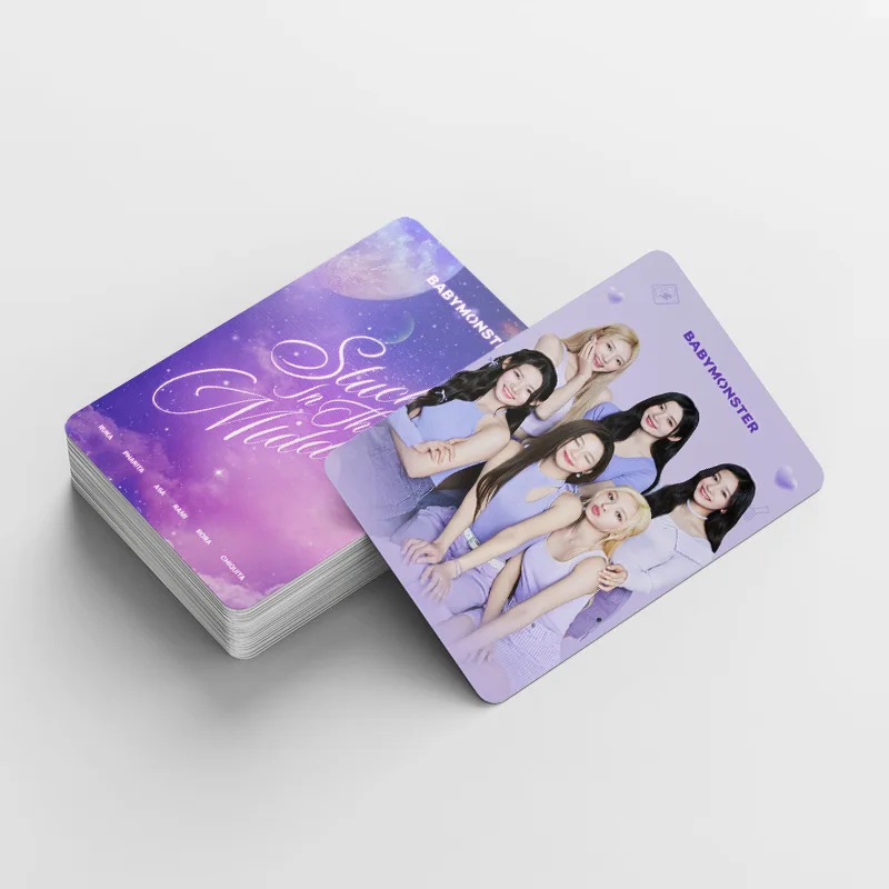 Imagem -06 - Baby Monster-lomo Cards Photocards Novo Álbum Preso no segundo Cartão de Impressão hd Cartaz Haram Ahyeon Ruka Fãs Presentes 92 Pcs Set