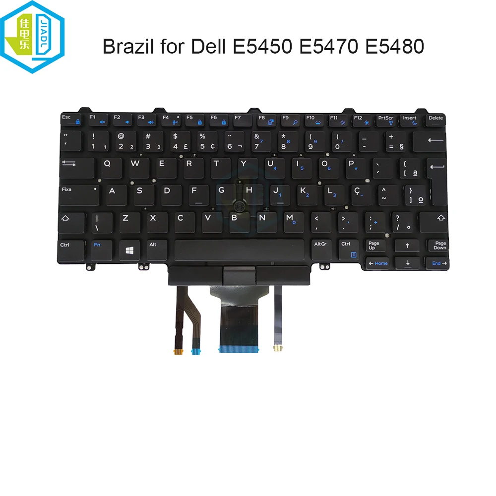 

Бразильская немецкая трек-клавиатура с подсветкой для клавиатур Dell Latitude E5450 E5470 E5480 E5490 E5491 E5495 08NC1K 8NC1K