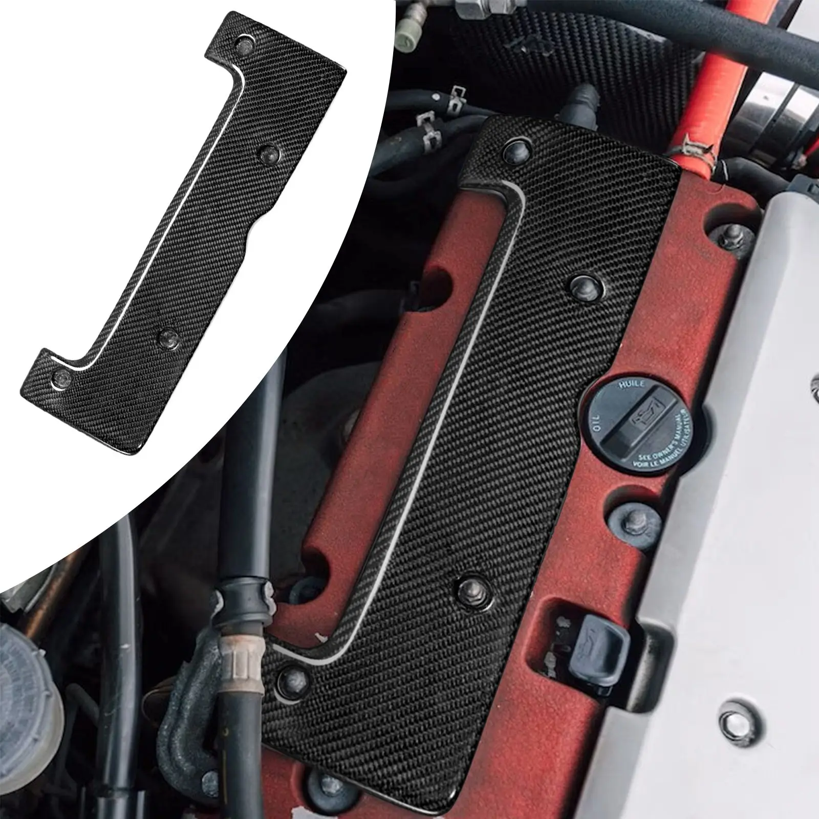 Carbon Fiber Integra DC5 Engine Hood Cover Refit Trim For Honda Integra DC5 FD2 EP3 2002-2005