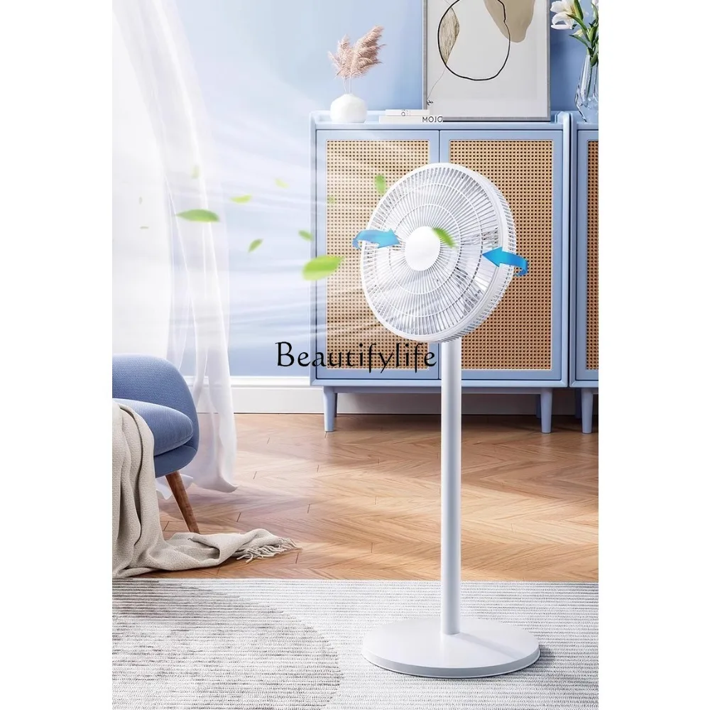 

Electric Fan Home Stand Fan Strong Wind Super Mute Remote Control Shaking Head Stand Dual-Use