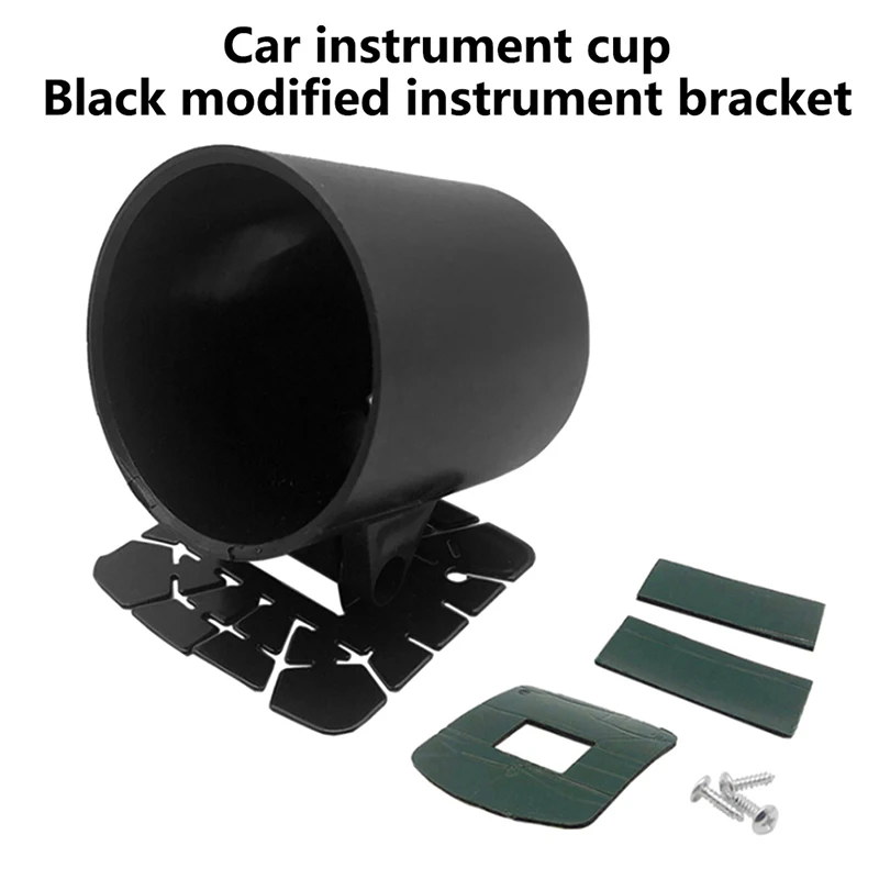 New 52mm Universal Single Gauge Cup Car Holder Car Dash Cup Retrofit Gauge Holder Gauge Cover Horizontal Placement