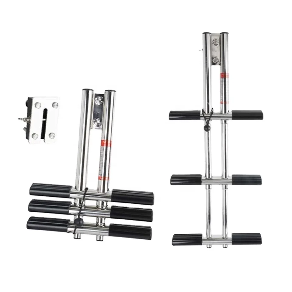 

MARINE HARDWARE AISI316/304 STAINLESS TELESCOPIC DIVE LADDER FOR YACHT FISHING BOAT SPEEDBOAT ACCESSORIES