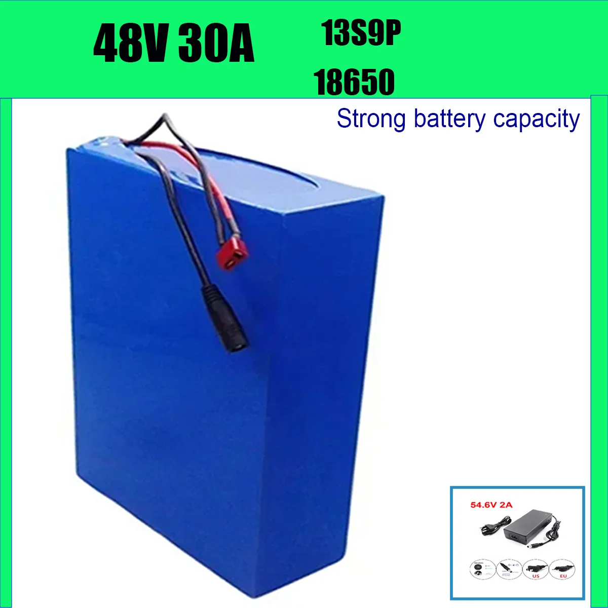 

48V 13S9P 18650 30ah nueva battery litio potencia capacidad completa battery de litio adecuada para 2000W forE3 Pro R3 R6
