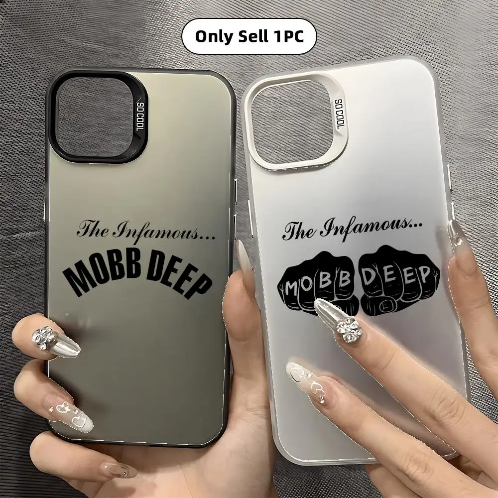 M-Mobb Deep Rapper Cool Phone Case For IPhone 17 16 15 14 13 12 11 Pro Max Air Matte Laser Aurora Shockproof Phone Case