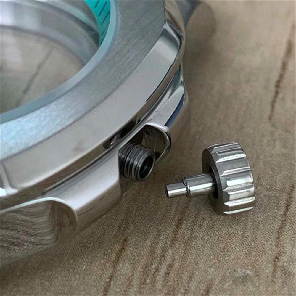 Modifying 40mm Nautilus Case with Inner Ring Stainless Steel Shell Sapphire Glass for NH35/364R/7S Automatic Movement