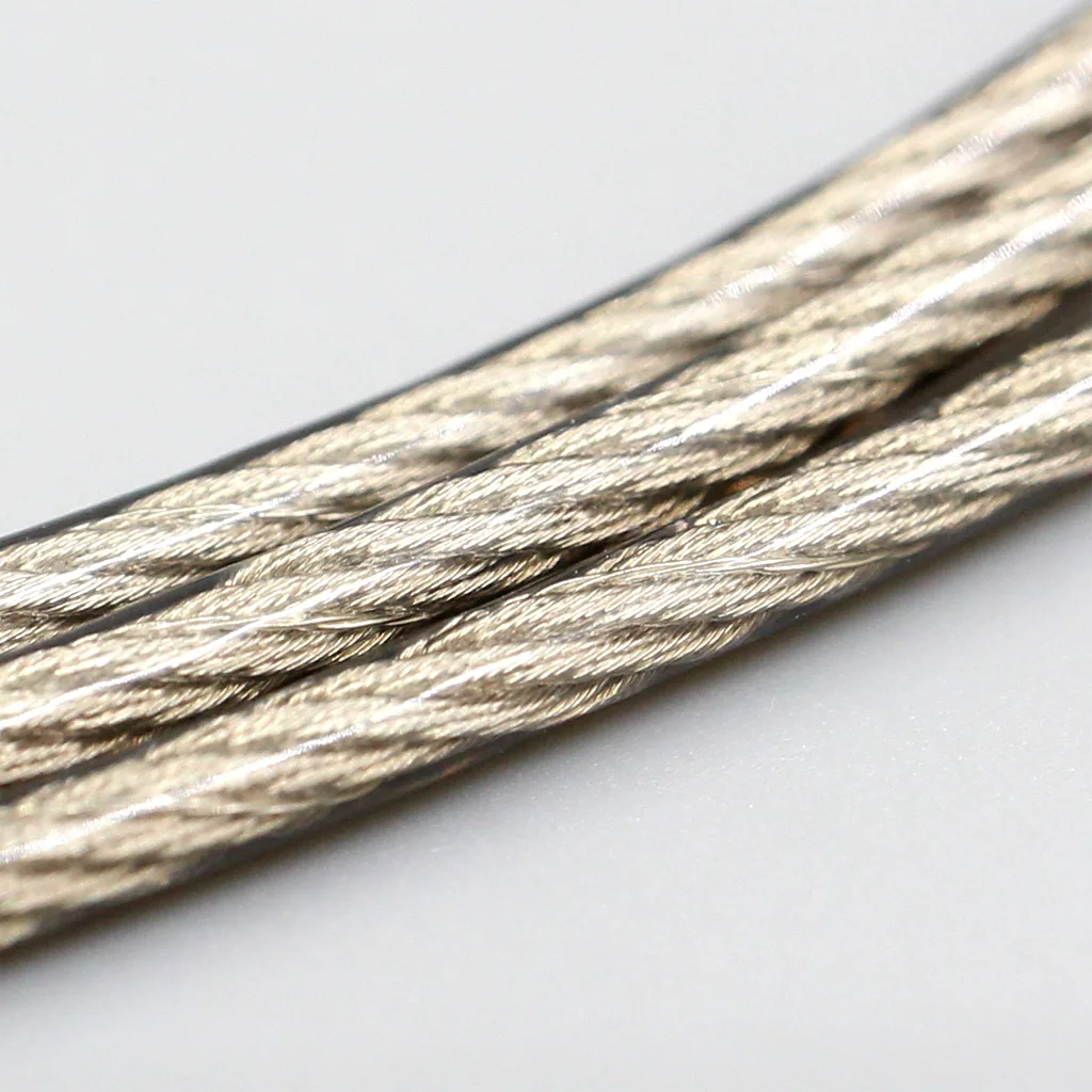 99% Reines Silber + Graphen-Silber-Plattierung Abschirmung Kopfhörerkabel für 3,5mm 2,5mm 4,4mm 6,5mm zu XLR 4-polig Buchse IFI DAC LN007968 – Detail 12
