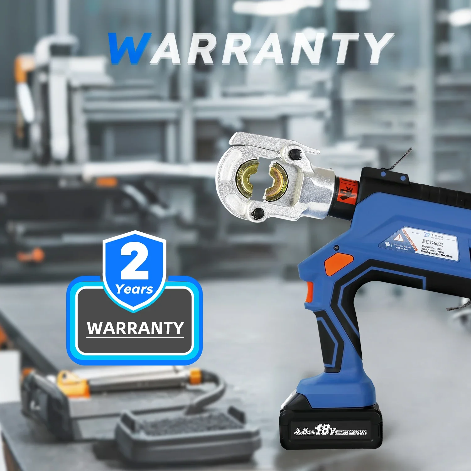 TLF ECT-6022 LCD Intelligent 6T Powered Electric Automatic Hydraulic Cable Crimping Tool