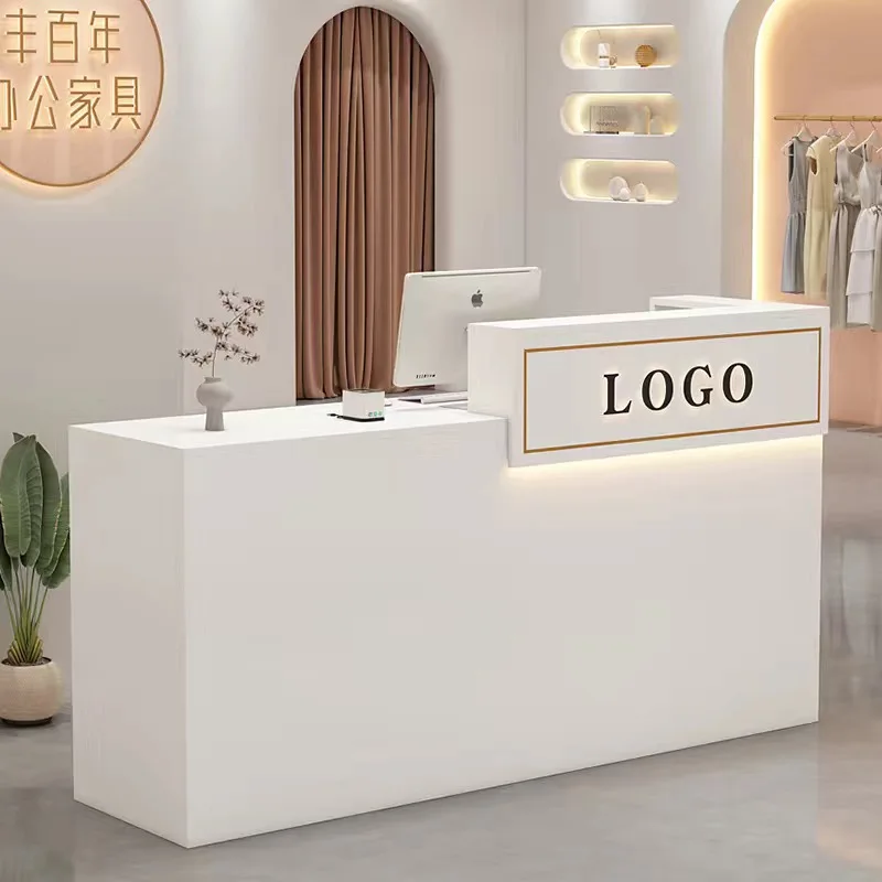 

Latest Design Salon Furniture Beauty Salon Reception Desk Shop Nail Salon Checkout Desk