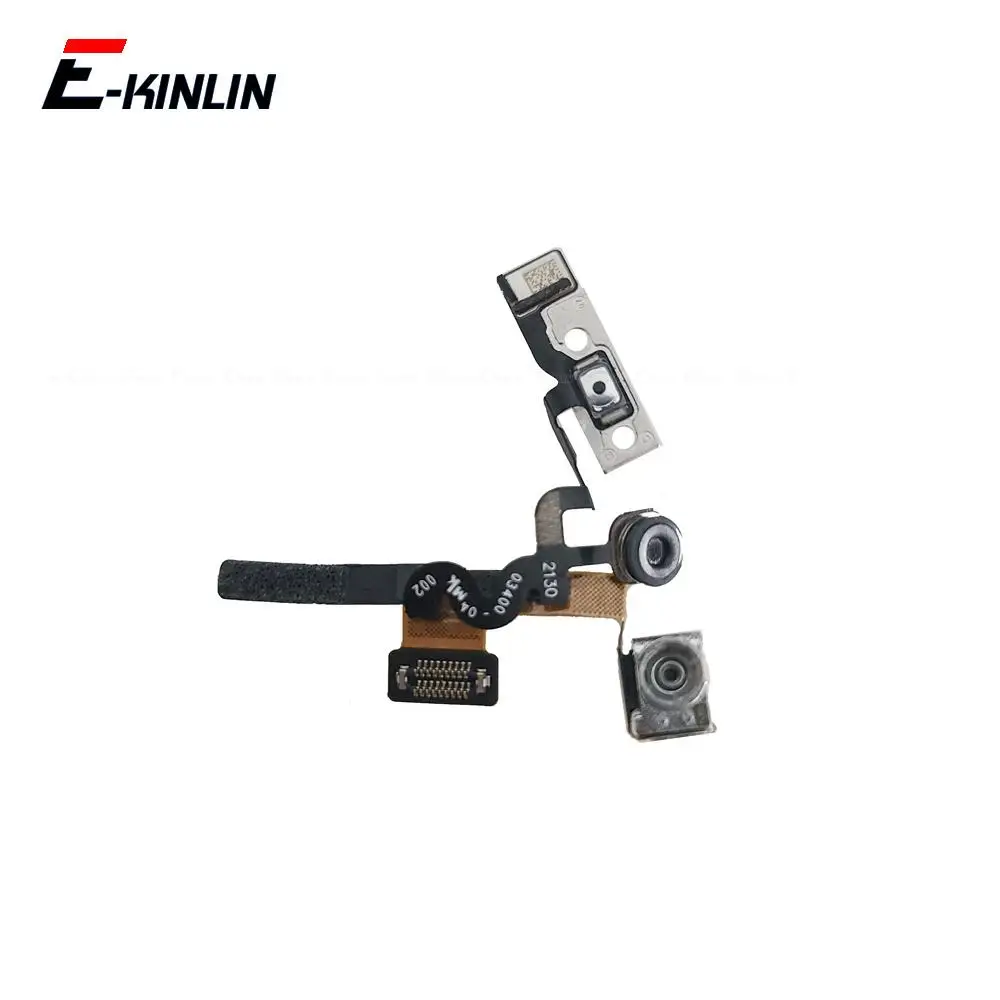 Mic Power ON OFF Mute Switch Control Key Button Flex Cable For Apple Watch Series 7 8 9 41mm 45mm Repair Parts