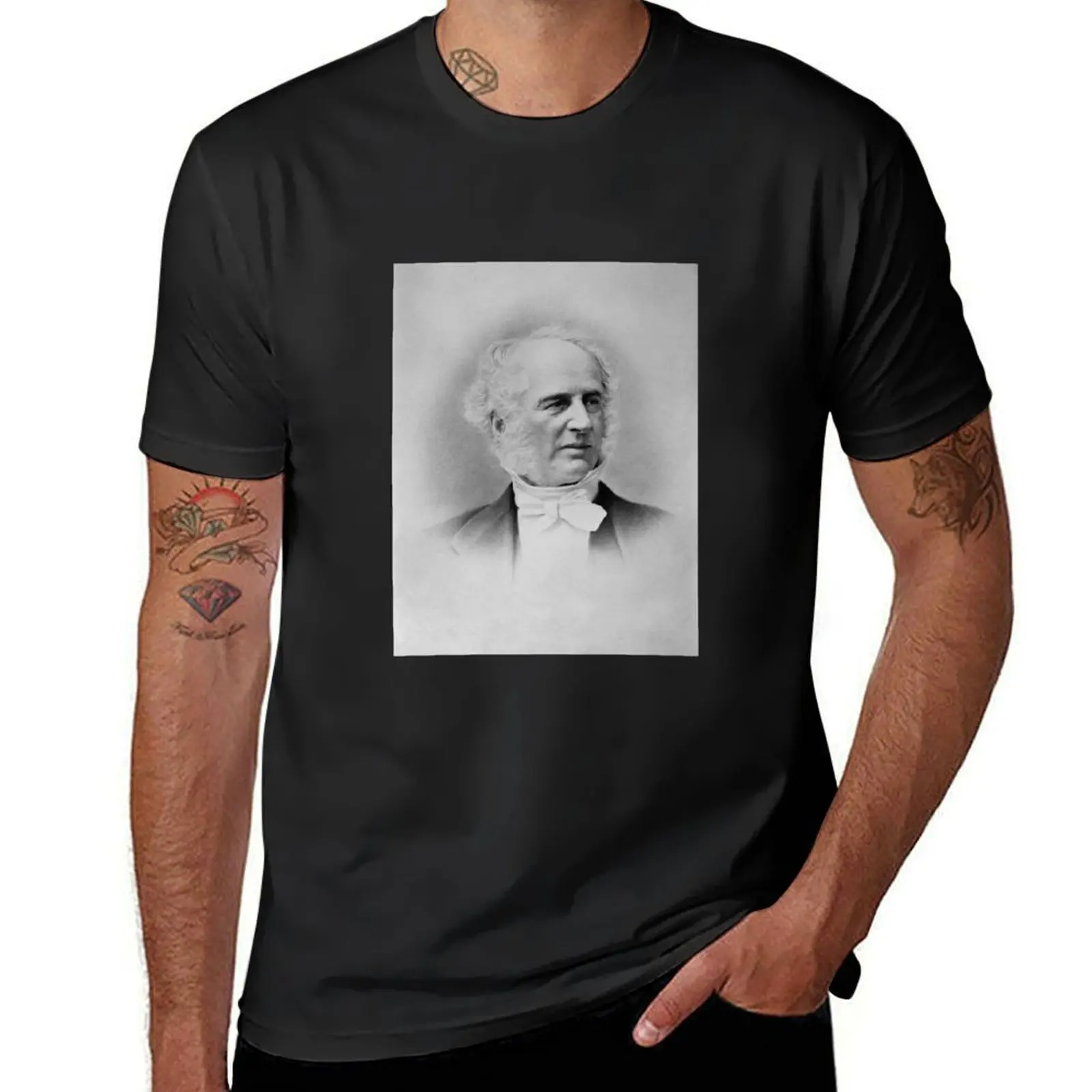 

Cornelius Vanderbilt - Railroad and Shipping Magnate T-Shirt oversized vintage t shirts for men pack