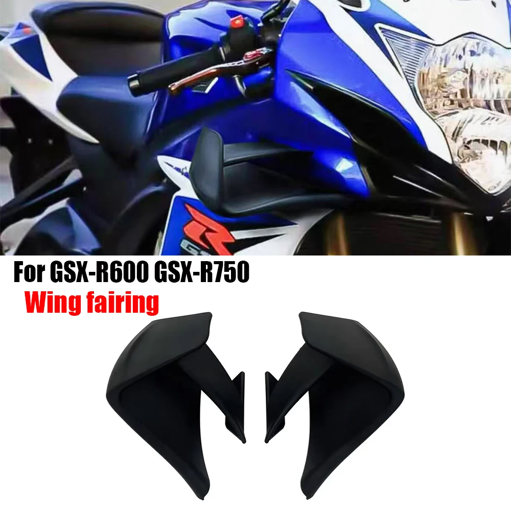 For Suzuki GSX-R600 GSX-R750 2011-2018 WING Front spoiler Lower spoiler gsxr-r600 Side Wing Side spoiler FRONTAL SPOILERS