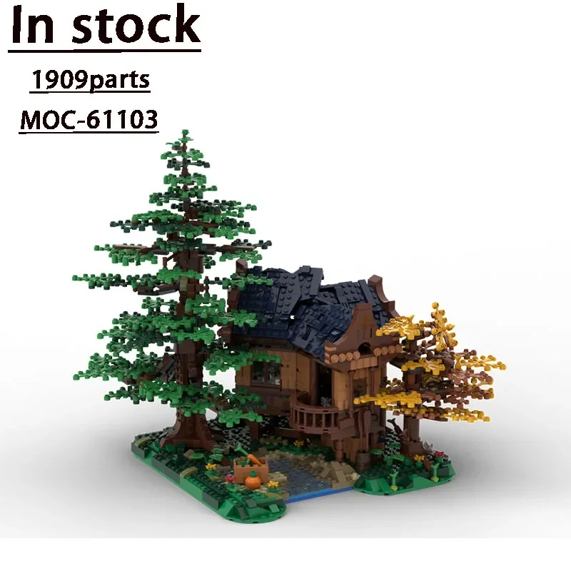 

21318 Classic Forest House Compatible with New MOC-61103 Street View HouseBuilding Block Model 1909 Parts Kids Birthday Toy Gift