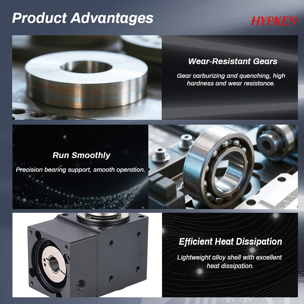 Hypken ZK Series Solid Shaft Helical Worm Gearbox Angle Reducer  Commutator Gearbox  Gearbox Marine Transmission Gear Box