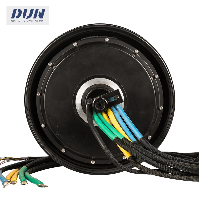 YUMA 12*3.5 inch 15000w 145kmh 72v 70H High Speed Gearless Hub Motor For Two Wheels Scooter