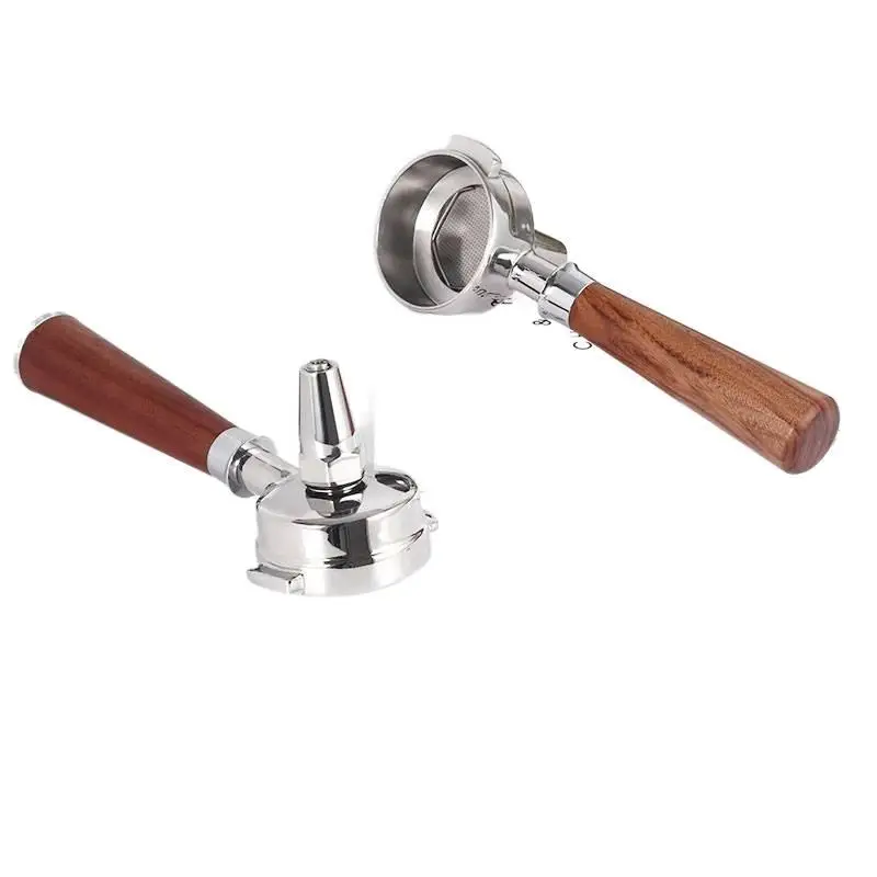 

for E61 58mm semi-automatic coffee machine commercial modification accessory Tea extraction handle HJ/LM rosewood model