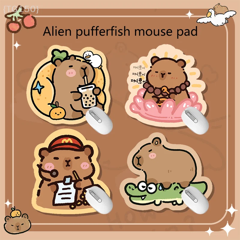 

Cartoon Cute Capybara Mouse Pad – Creative Desk Mat For PC, Keyboard & Gaming, Funny Office Decoration Accessory【No】