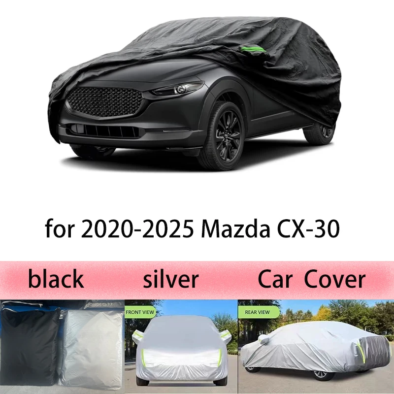 

Car Covers Custom Fit for 2020-2025 Mazda CX-30 Waterproof All Weather for Automobiles Rain Snow Sun Protector Indoor Outdoor