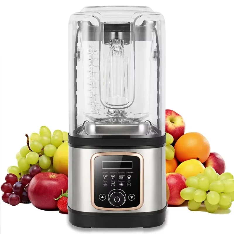 Houselin silent blender for kitchen,8000W with Protective Cover,high speed blender,Easy to clean