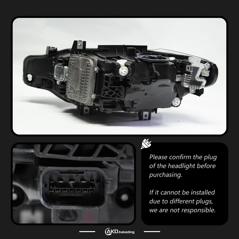 Auto Parts For 3 Series F30 Headlights 2013-2019 F31 F35 320i latest Styling LED DRL Dual Projector Car Accesorios Modified