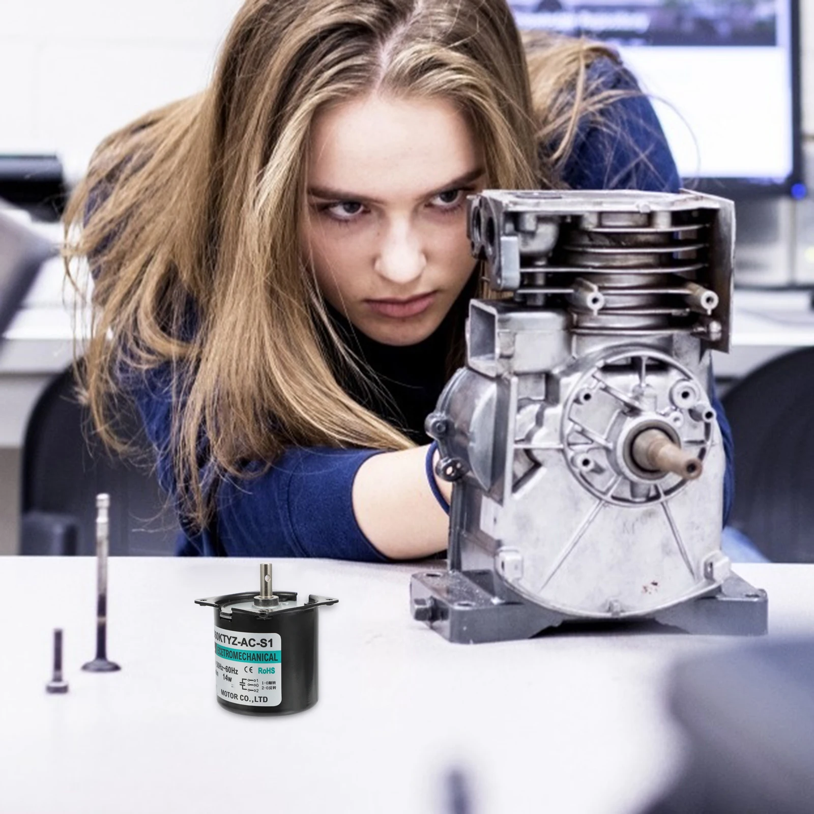 

Low speed AC Motor Micro Synchronous Small Size High Torque Gear Electric DC Motor Slow Speed Reducer Permanent Magnet Excellent