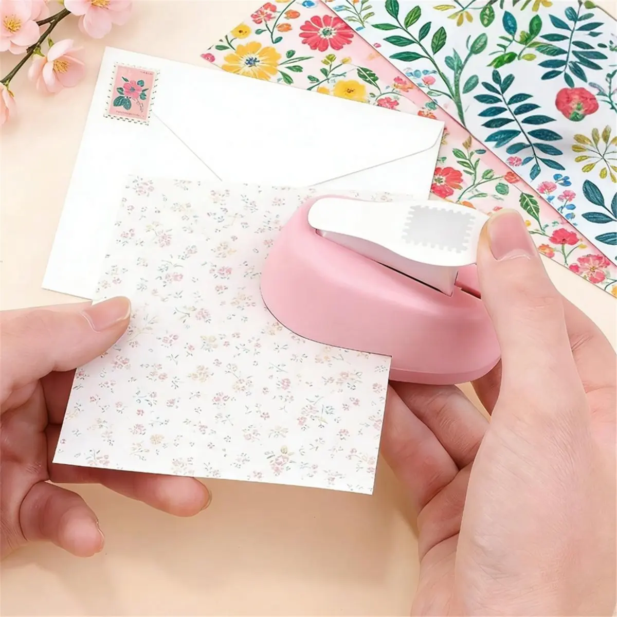 Craft Punch Tool 2x18cm Round Hole for Scrapbooking & DIY Projects Stamp Embossing Machine