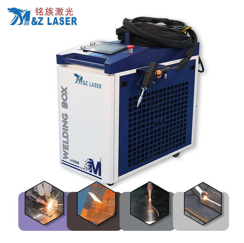 Handheld geïntegreerde lasmachine Inovance Motor Servo Multifunctionele infraroodstraallasser Bouw Restaurant Water 1500W