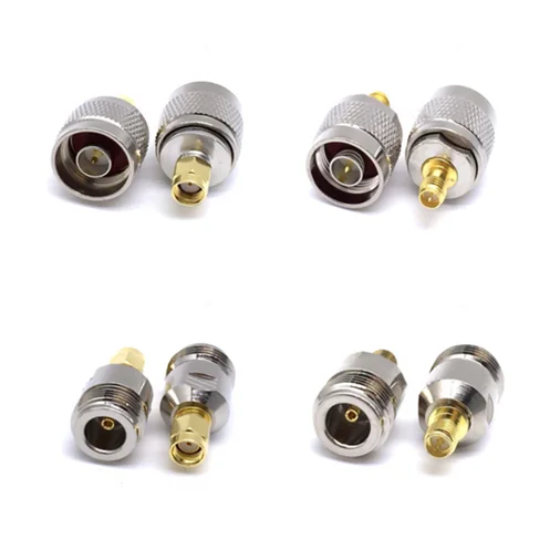 

N-RP SMA Adpater N to RP SMA Male plug & Female jack RF Coaxial Adapter Connectors Brass