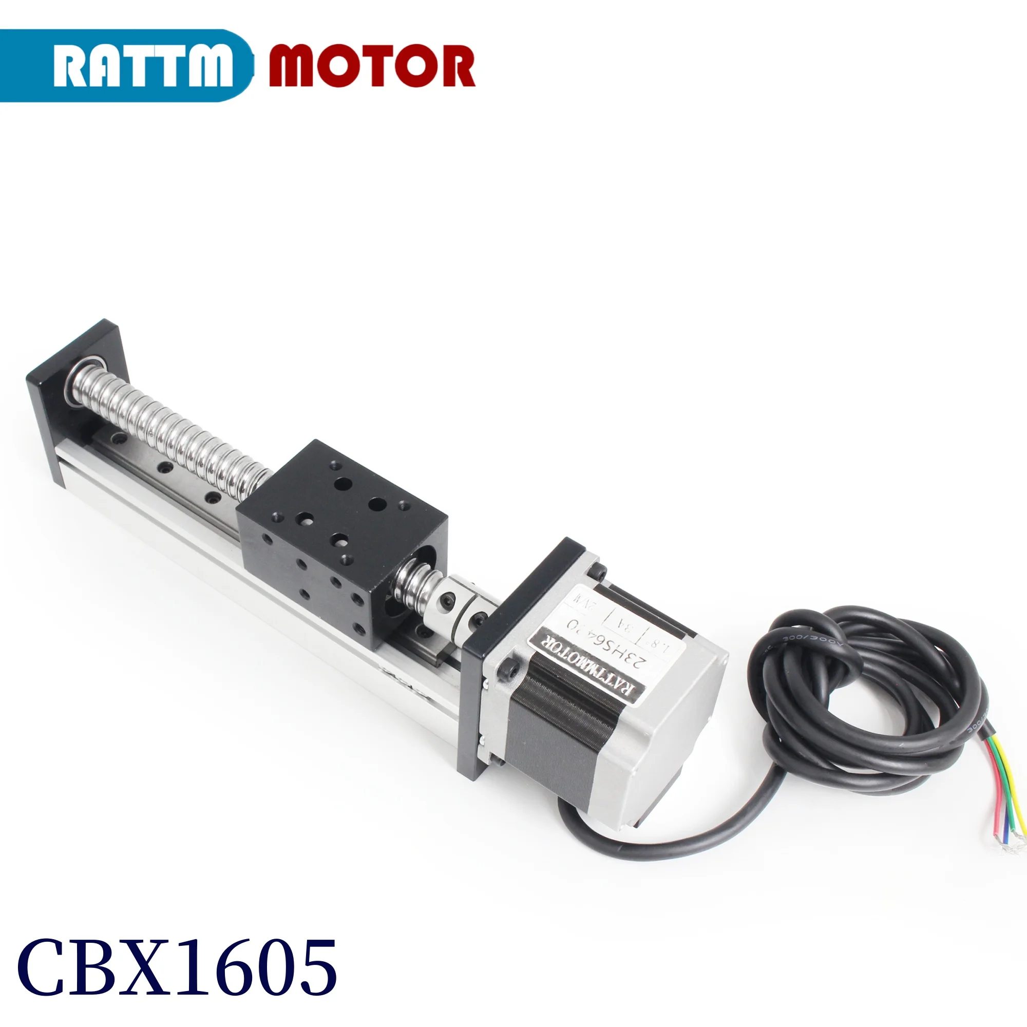 CBX1605 CNC Linear Guide Stage Rail Motion Slide 100/200/300/400/500mm Table SFU1605 Ball Screw Linear Actuator&Nema23 Motor