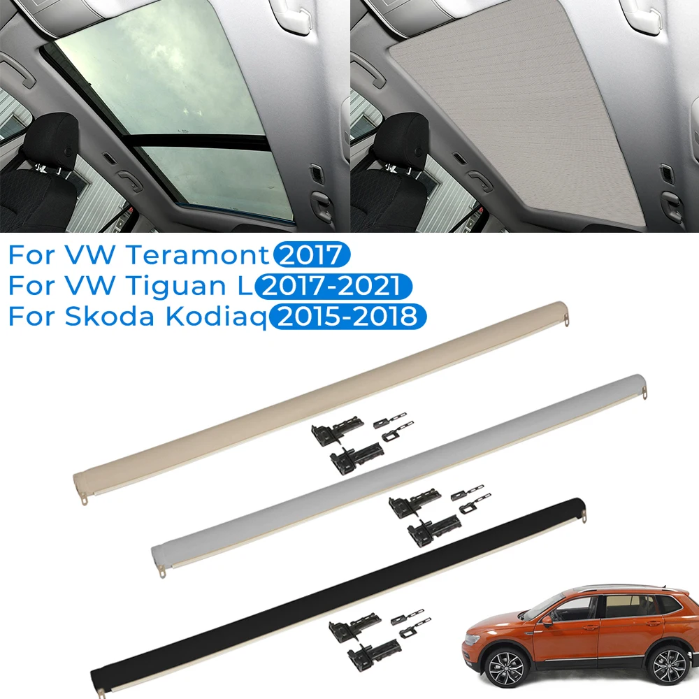 

For Volkswagen VW Tiguan L 2017-2021 Teramont Skoda Karoq Kodiaq Car Sunshade Curtain Roller Blind Sunshade Cover 5NG877307