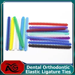 Ligadura Elástica Ortodôntica Laços Bandas, Aparelhos para Suportes Dentários, Colorido para Escolher, 1 Pacote, 20 Varas, 1000Pcs