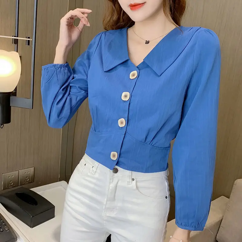 2024 New Spring French-designed Vest Butterfly Bowknot Slim-fit Shirt for Women