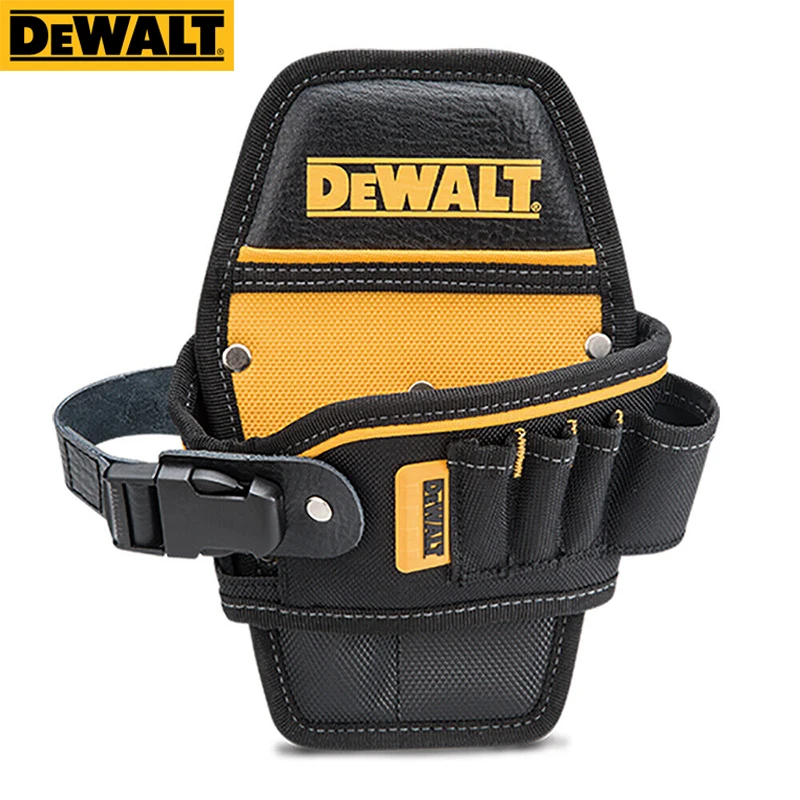 DEWALT DWST83486-1 Compact Drill Pouch 6 Pockets Tool Bag Electric Drill Fanny Pack Durable Hand Drill Kit