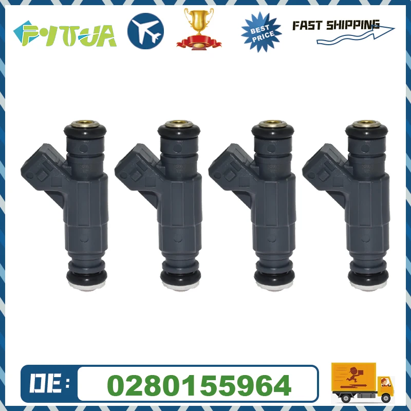 

4 шт. топливный инжектор 0280155964 для Suzuki Alto Chery QQ 3 Chang'an Star Hafei топливные инжекторы Замена топливной системы