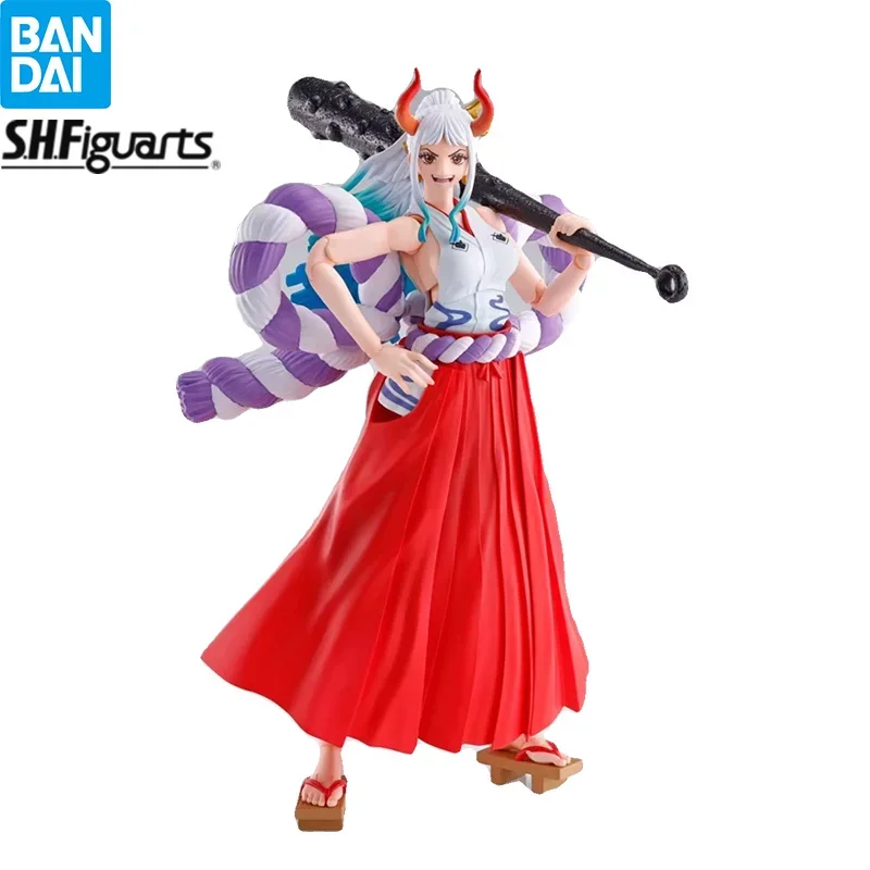 Kidsland In Stock Original Bandai One Piece S.H.Figuarts Yamato Wano Country Anime Figure Action Model Figurals Brinquedos Toys