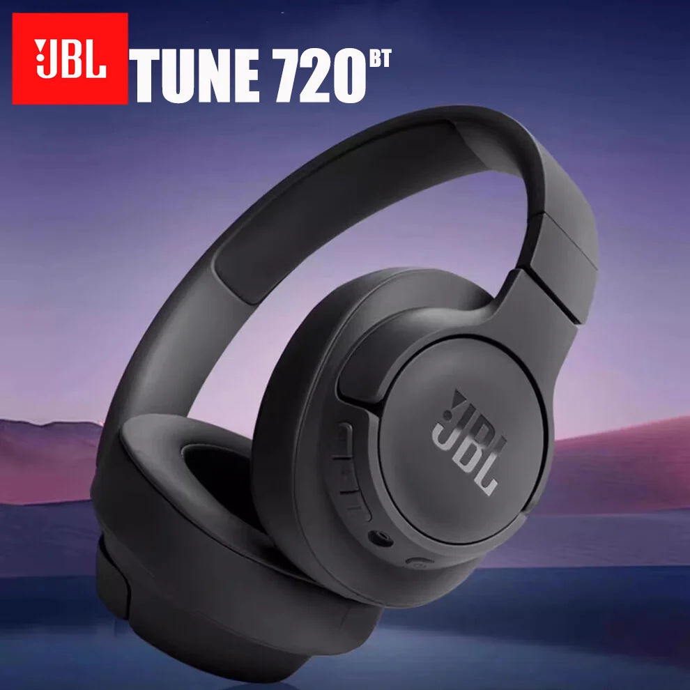 JBL TUNE 720BT Over-ear Wireless Headphones Bluetooth 5.3 Active Noise Cancellation 76-hour Battery Life for Sports Game Music