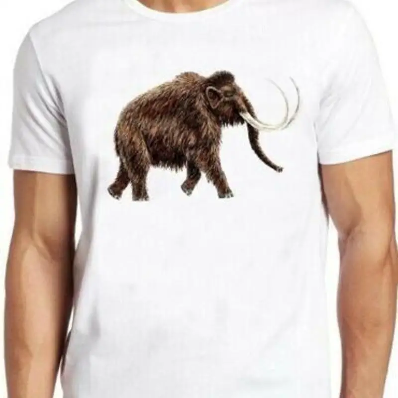 

Большой шерстяной мамонт, слон, динозавр, милый парк животных, крутой подарок, футболка M126