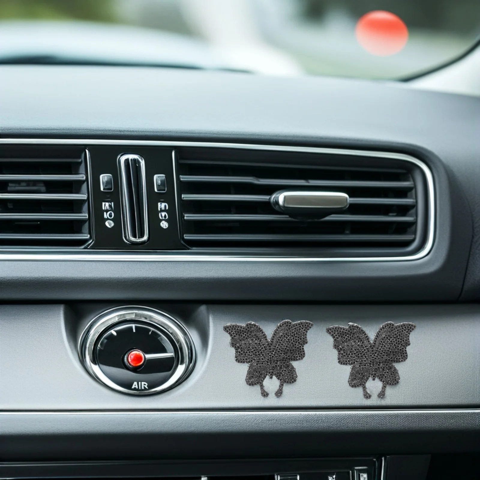 

16Pcs Sparkling Rhinestone Butterfly Car Stickers White Black Decals for Bumper Window Laptops Auto Interior Exterior