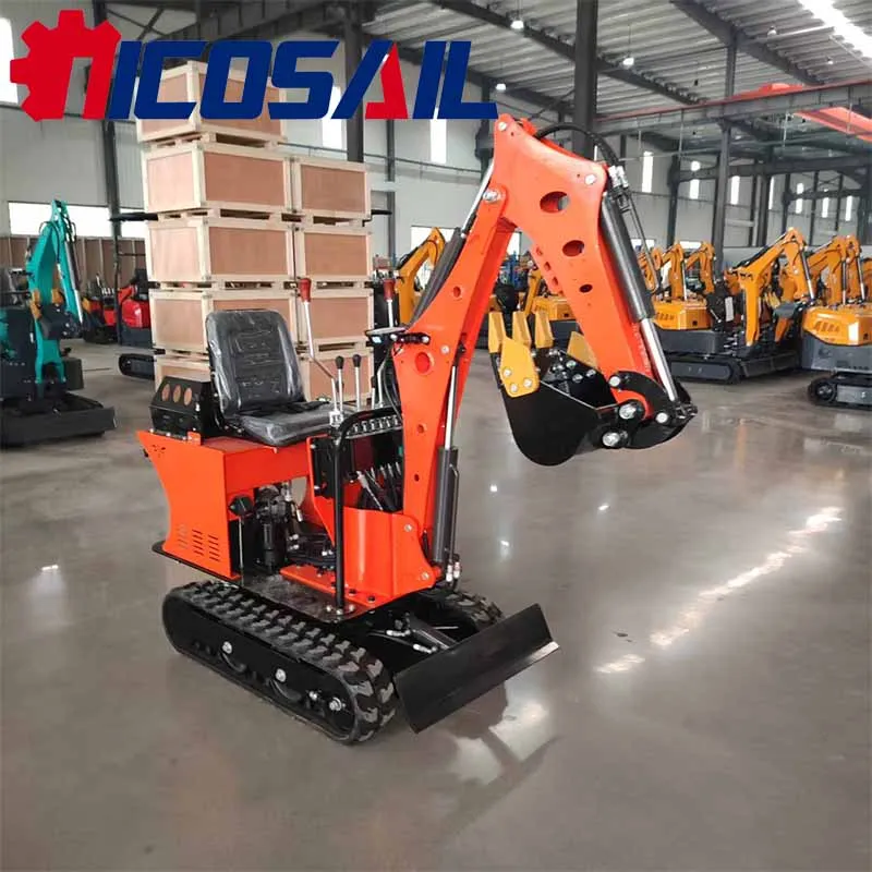 0.6 Ton Mini Excavator 6.5kW Compact Crawler Digger with Quick Coupler for Garden Landscaping Small Construction Work 5