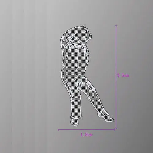 Michael Jackson's classic ultra-thin metal stickers for trendy collectible mobile phones, computers and other accessories.