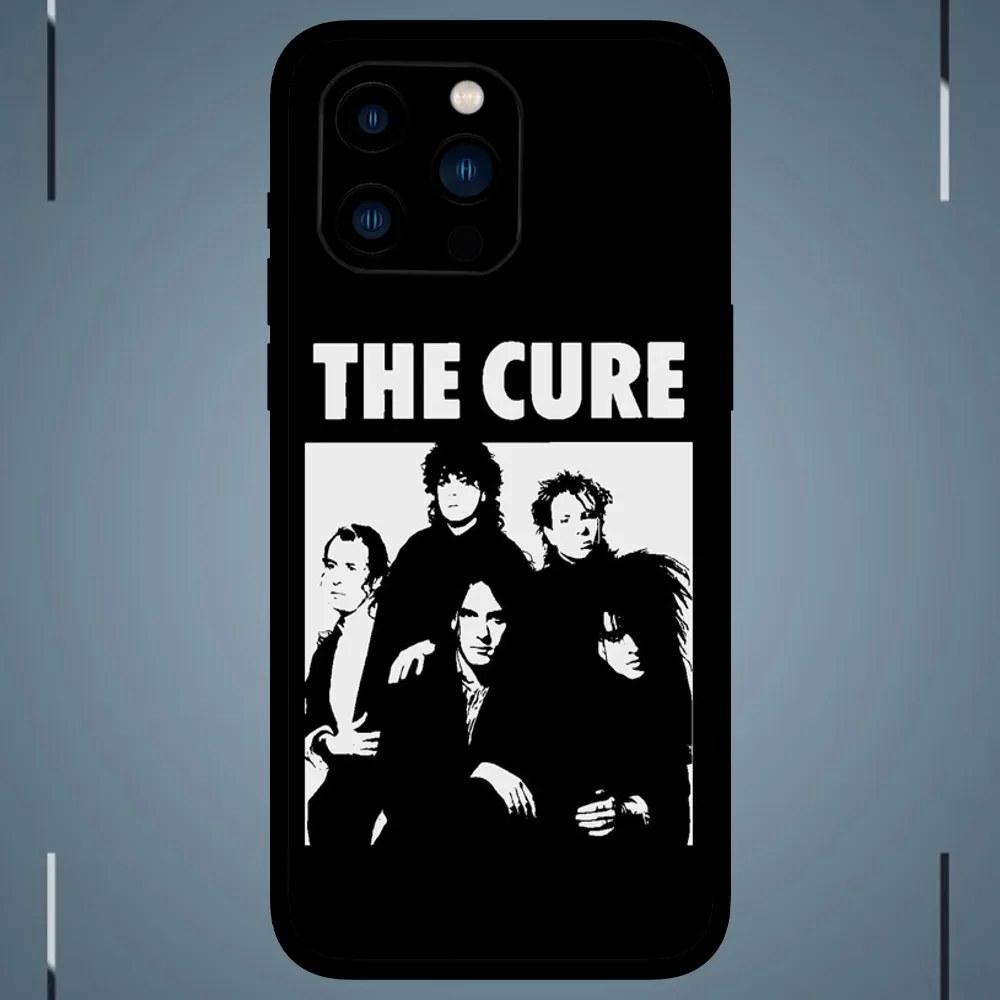 T-The C-Cure R-Robert S-Smith Phone Case For iPhone 15 14 13 12 11 Pro Max mini XS XR X 8 Plus SE Cover