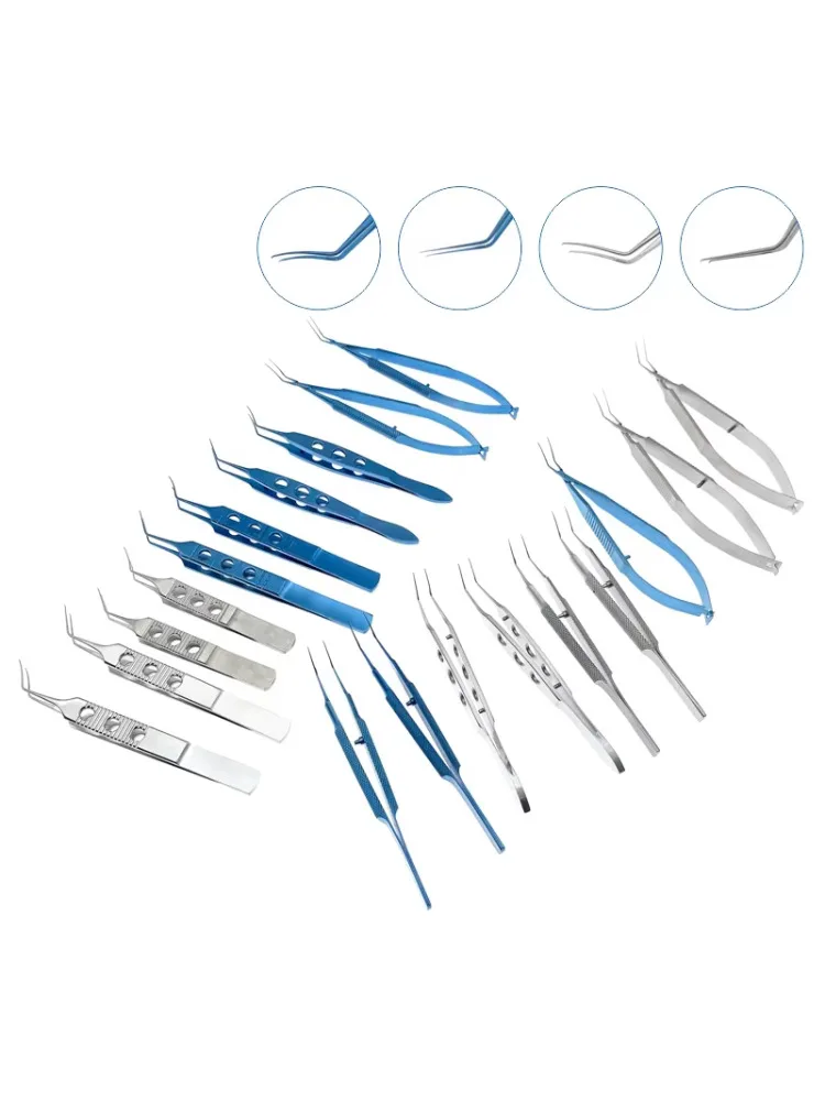 Instrument chirurgical ophtalmique, pince à Capsulorhexis