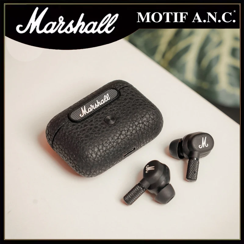 MARSHALL MOTIF ANC Echte draadloze Bluetooth 5.2-hoofdtelefoon Actieve ruisonderdrukkende hoofdtelefoon In-ear waterdichte hoofdtelefoon