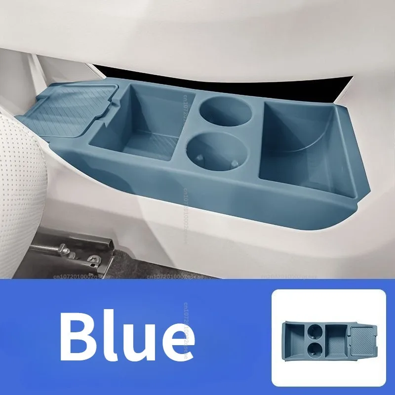 Für MG 4 MG4 EV Urban 2026 2027 Unter-Konsolen-Silikon-Aufbewahrungsbox Rutschfest Flexibel Wasserdicht Innenraum-Organizer Zubehör – Detail 8
