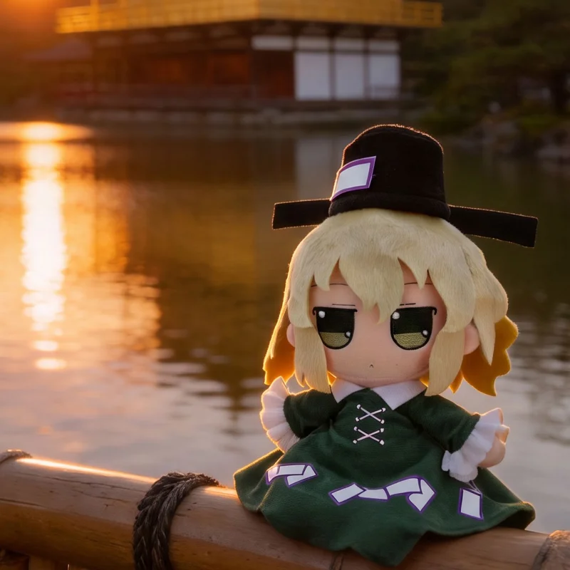 Stuffed 20cm Touhou Project Cute Soga No Tojiko Plush Toy for Kids Fans Cosplay Birthday Holiday Gifts XMAS Room Collect