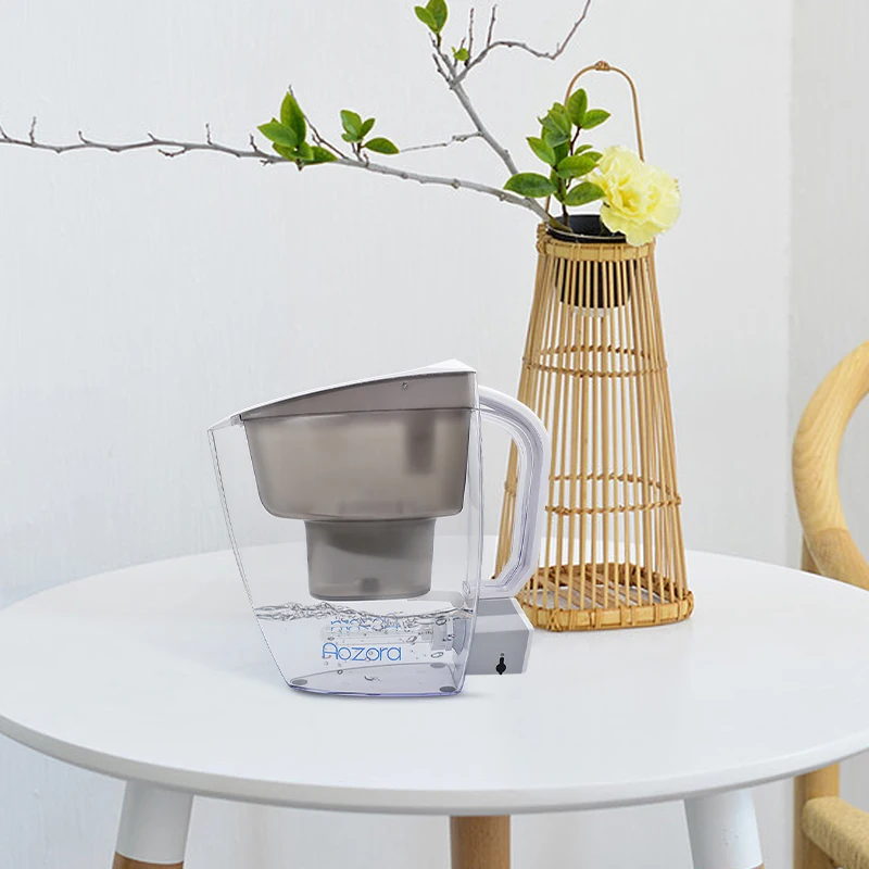 UV Light Household Water Jug With Filter Pitcher Cartridge Replacement For Drinking Water Healthy Alkaline Water Bottle