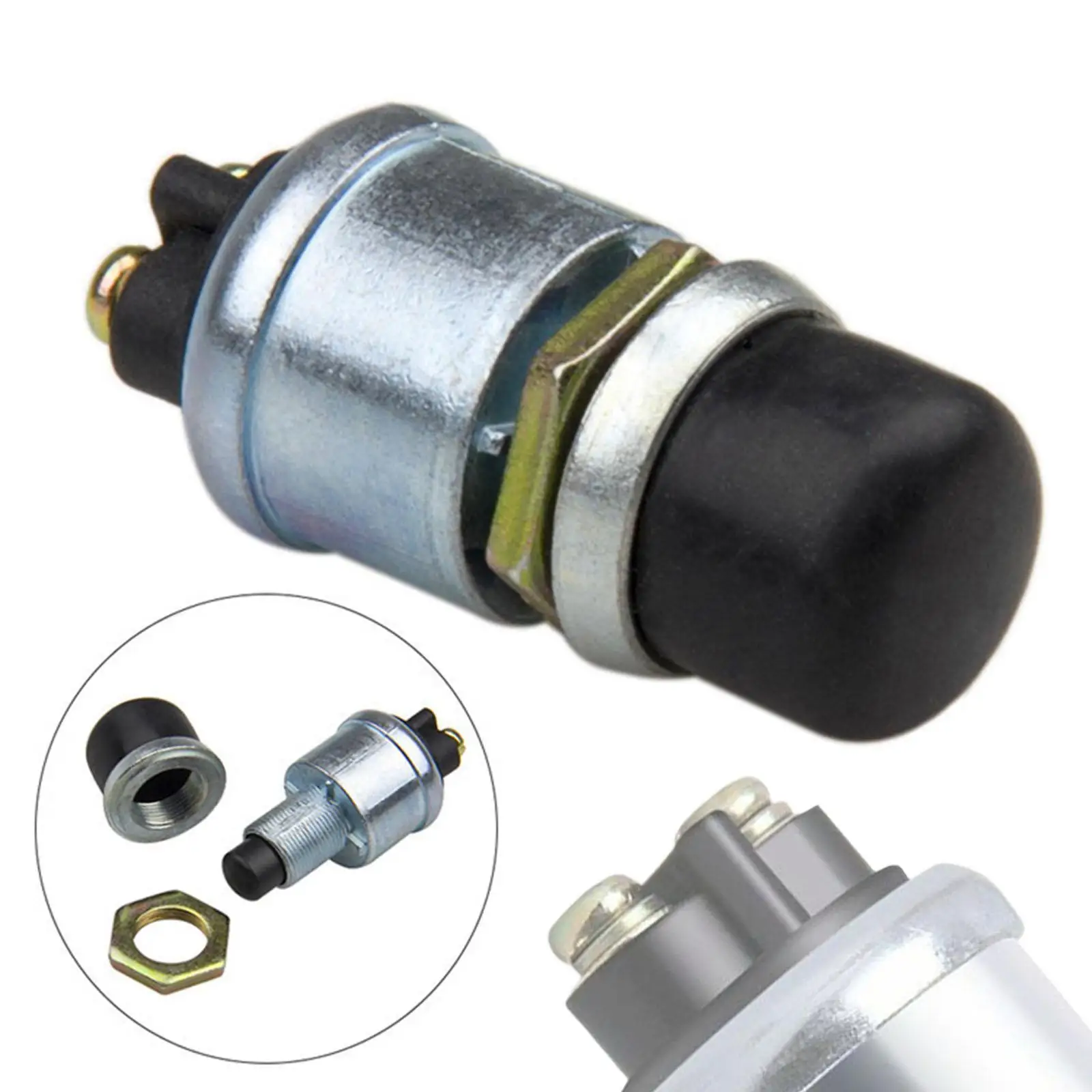 

Engine Start Push Button Waterproof Lightweight Accessories Versatile Compact Replace Parts for Vehicles Tractor RV Truck