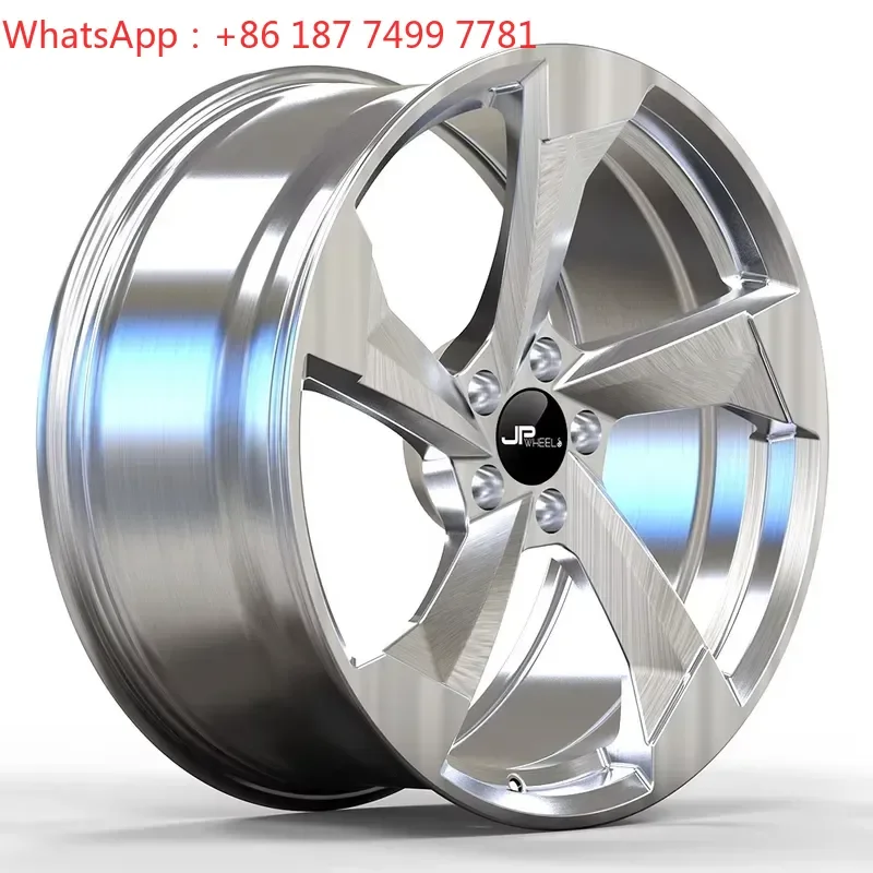 20x9 Inch 1Piece Forged Alloy Wheels Custom Silver Brushed 5x112 Car Rims T6061-T6 Aluminum Car Wheels for A7 #J01147